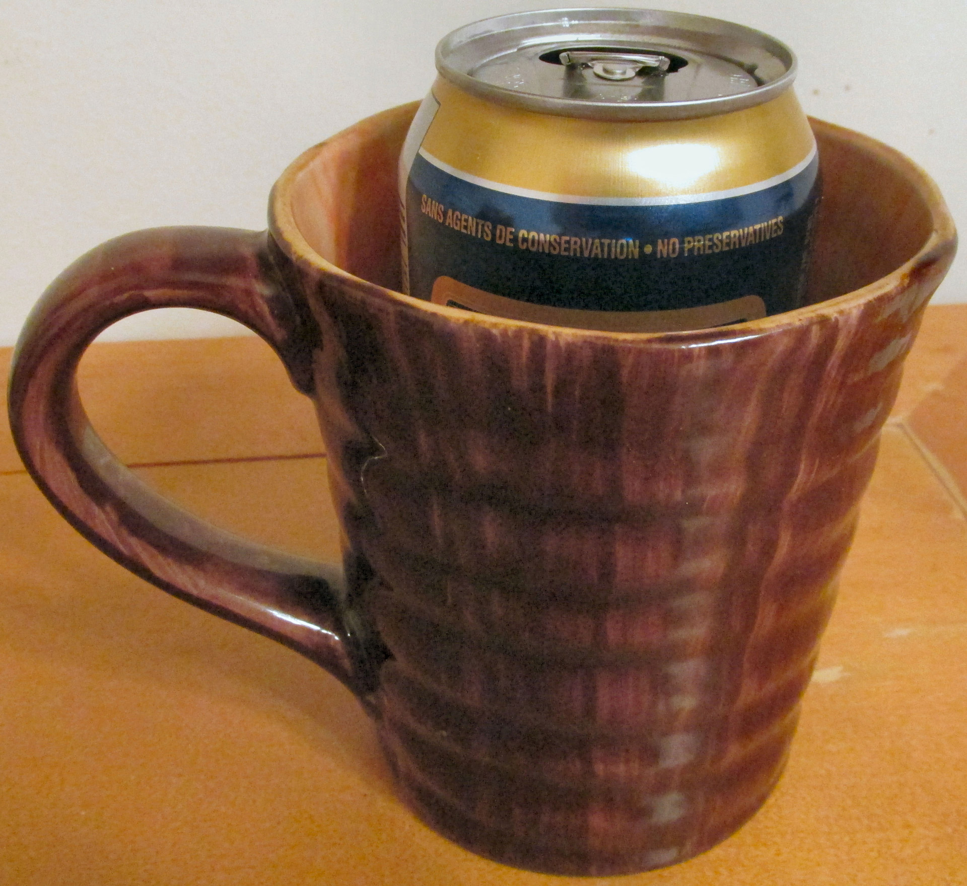 beer can mug free photo