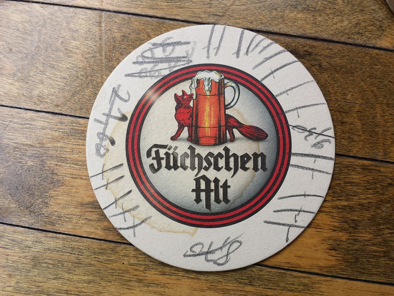 beer coasters füchschen beer free photo