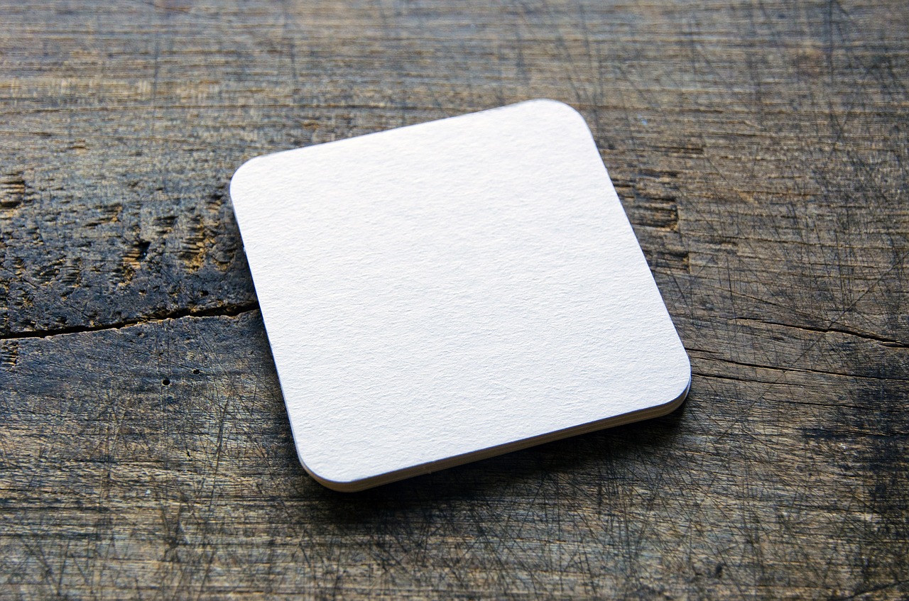 beer coasters blank drink free photo