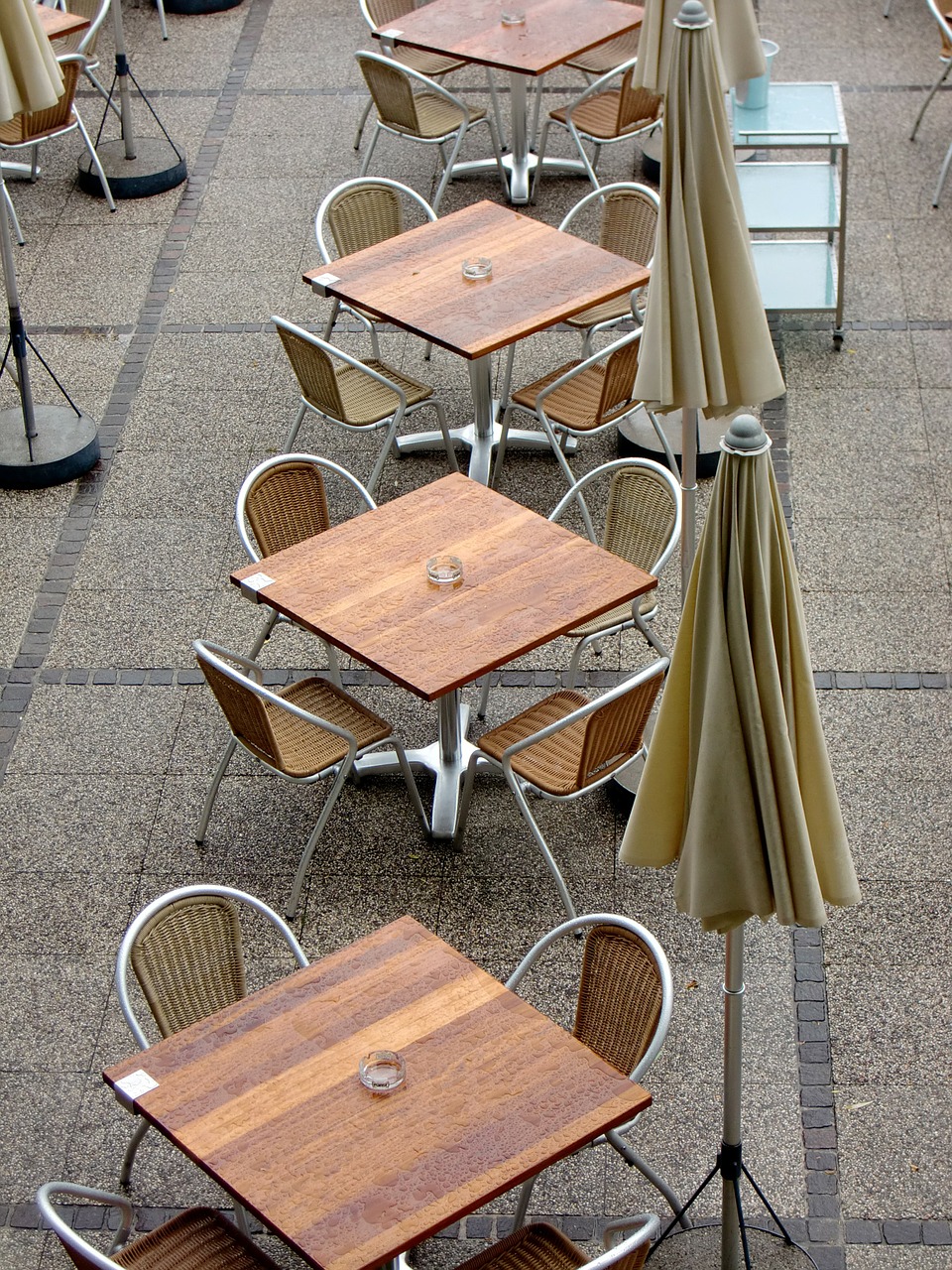 beer garden dining tables seat free photo
