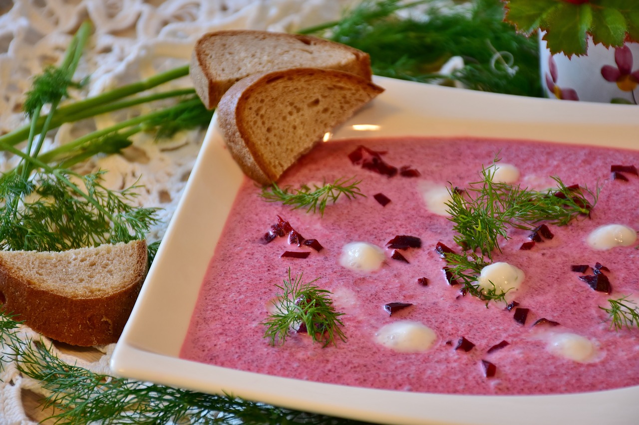 beetroot soup eat free photo