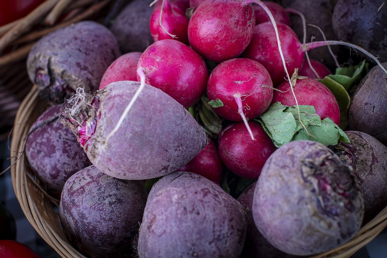 beets  radishes  farmers market free photo