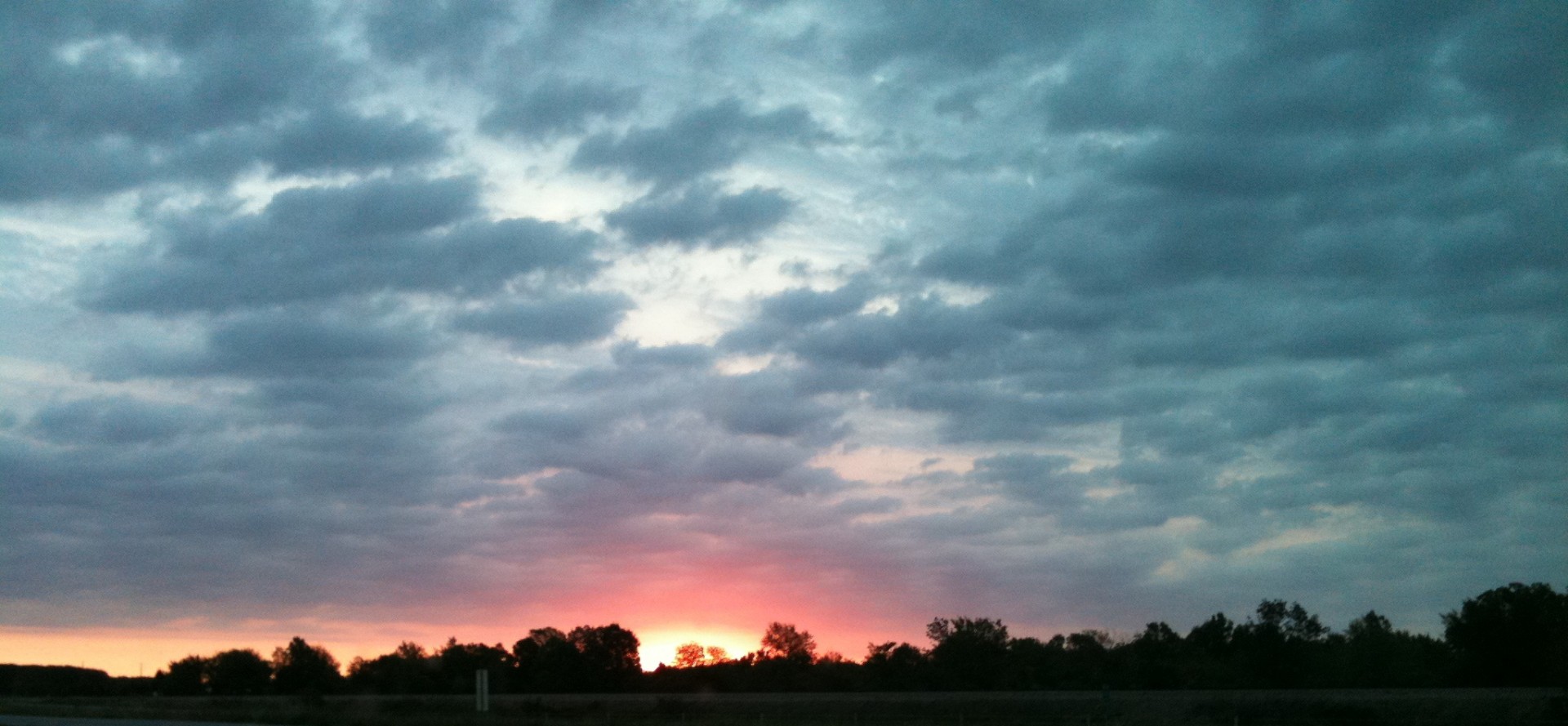 sunrise pink sunrise before the storm free photo