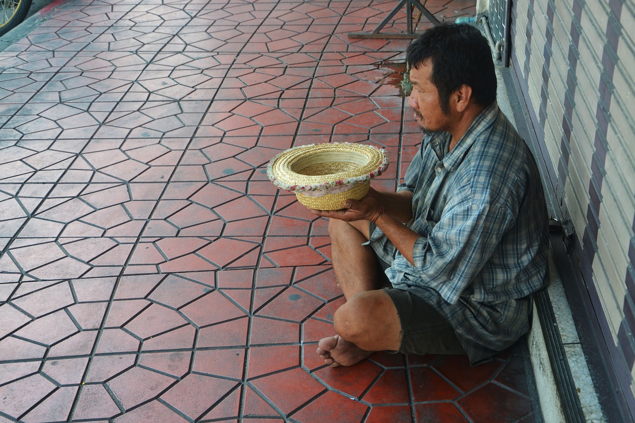 beggar begging street free photo