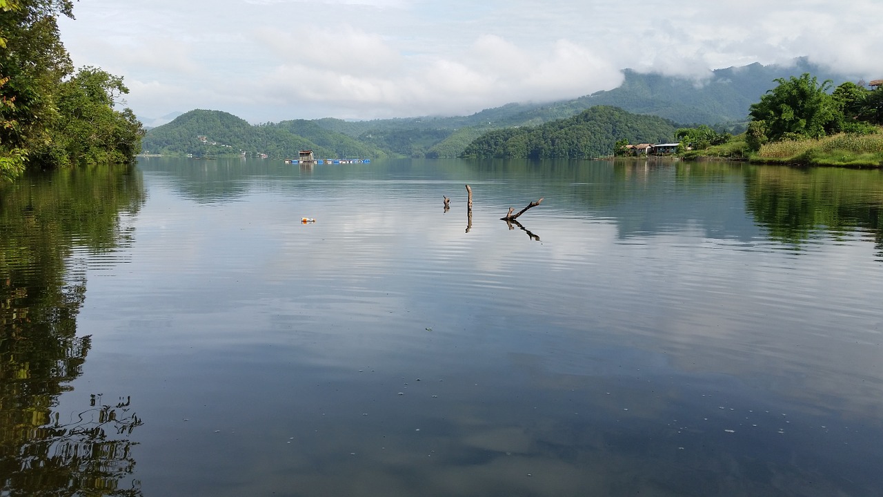 begnas lake nepal lake free photo