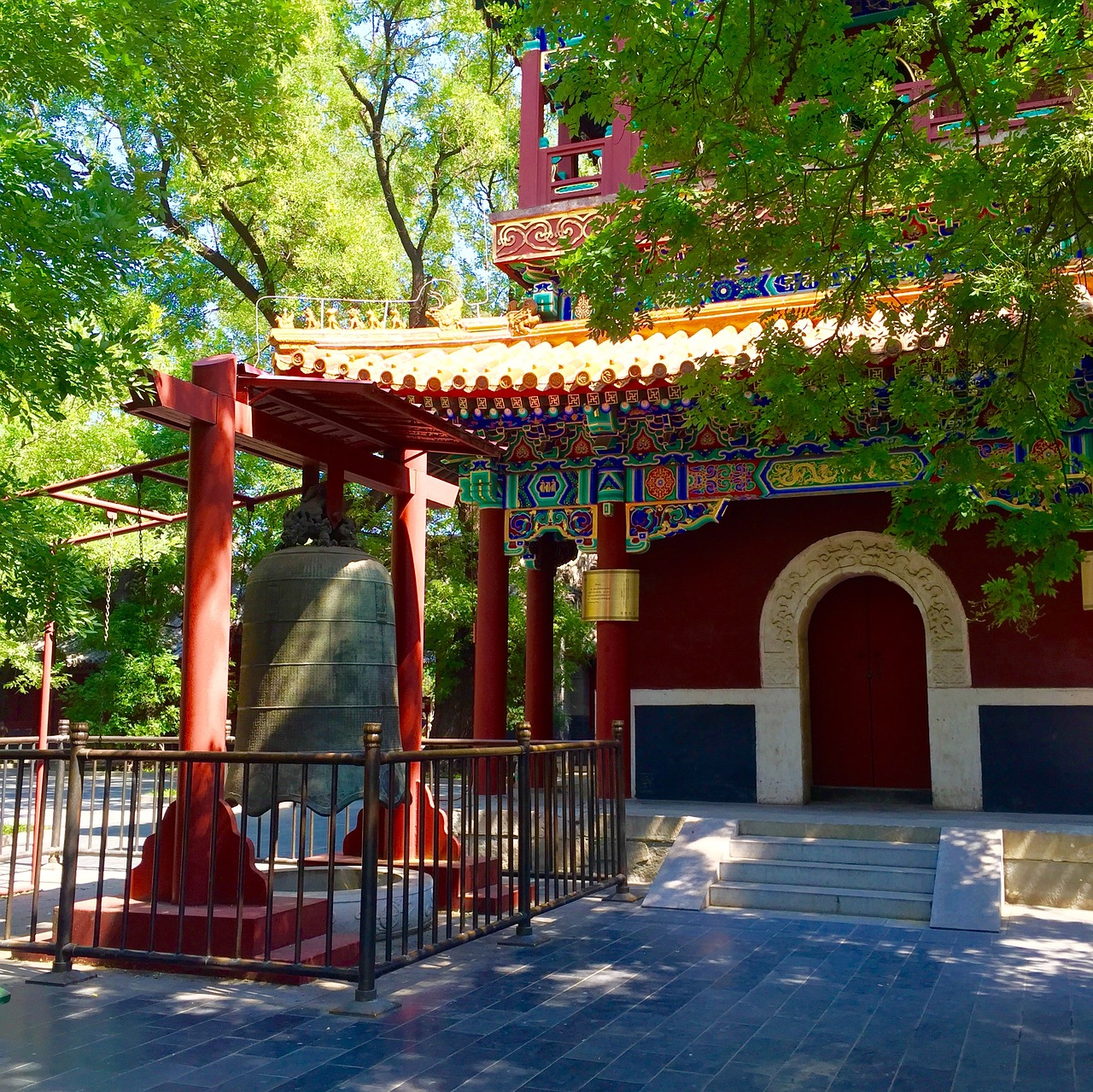 beijing lama temple classical free photo