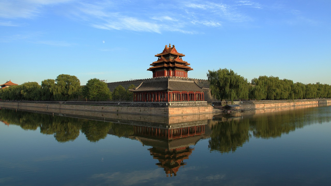 beijing the national palace museum turret free photo