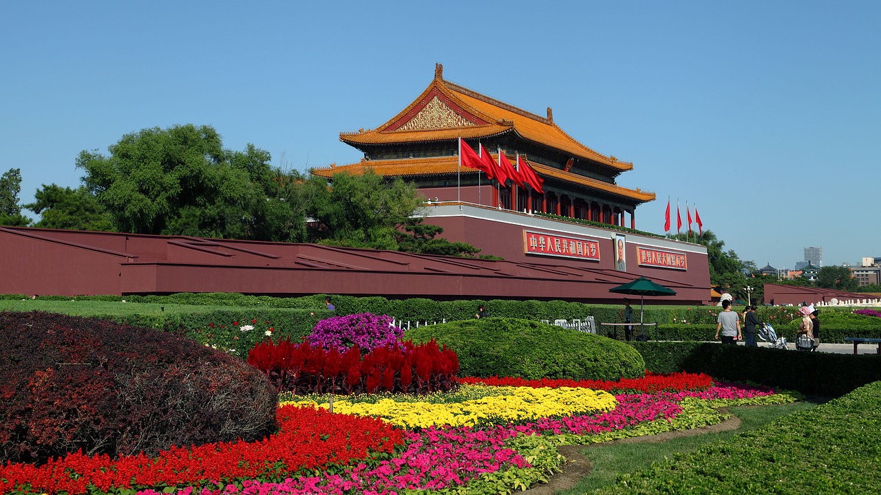 beijing tiananmen square national day free photo