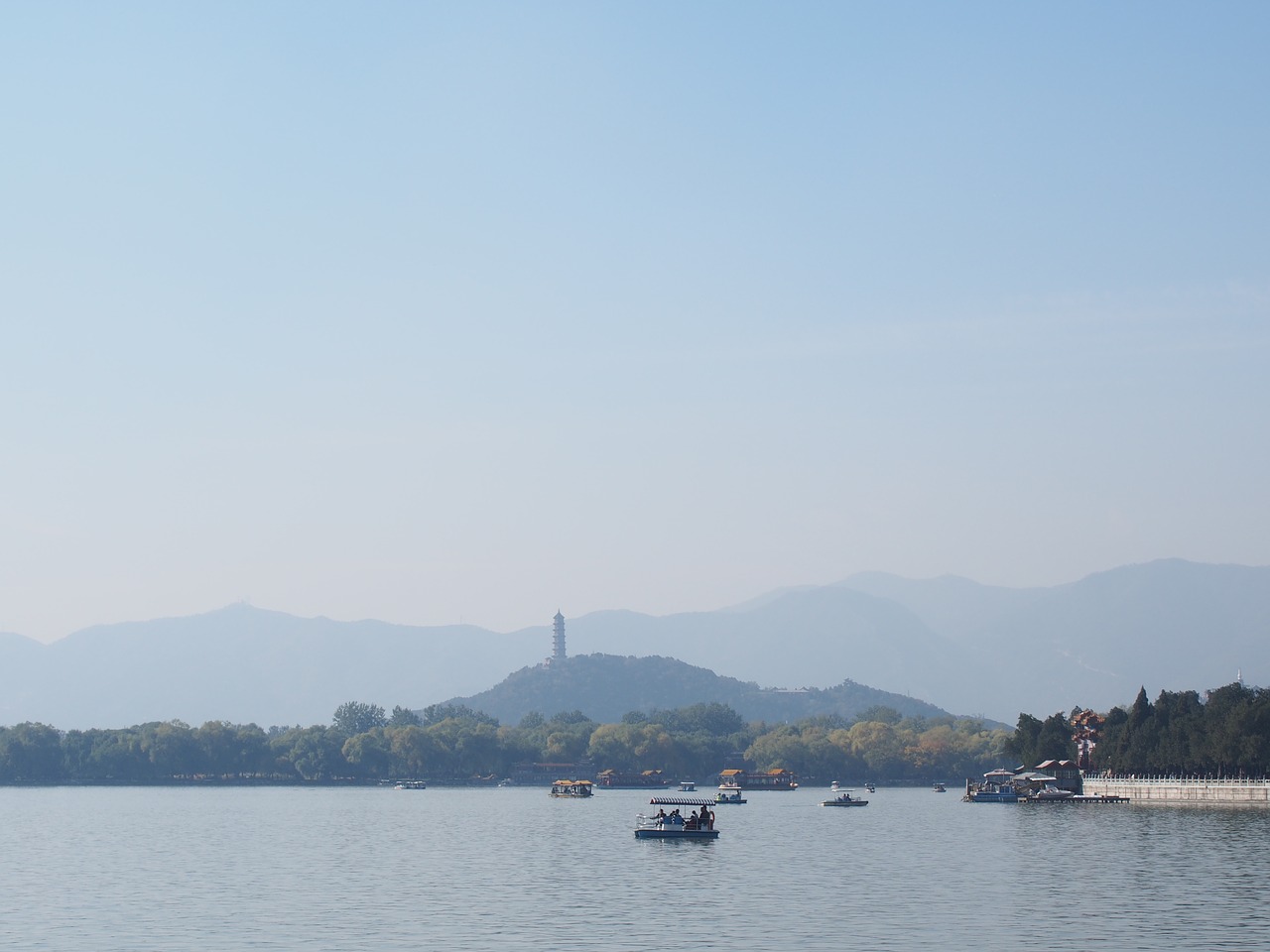 beijing the summer palace park free photo