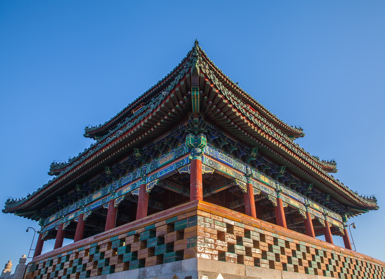 beijing  china  jingshan park free photo