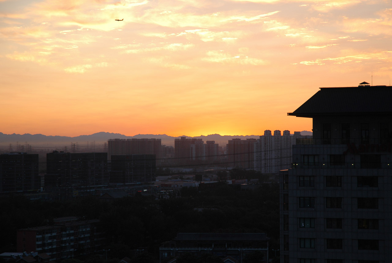 sunrise beijing china free photo