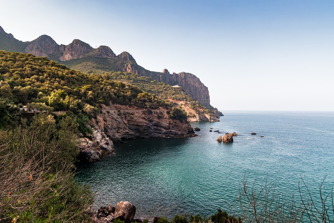 bejaia mediterranean algeria free photo