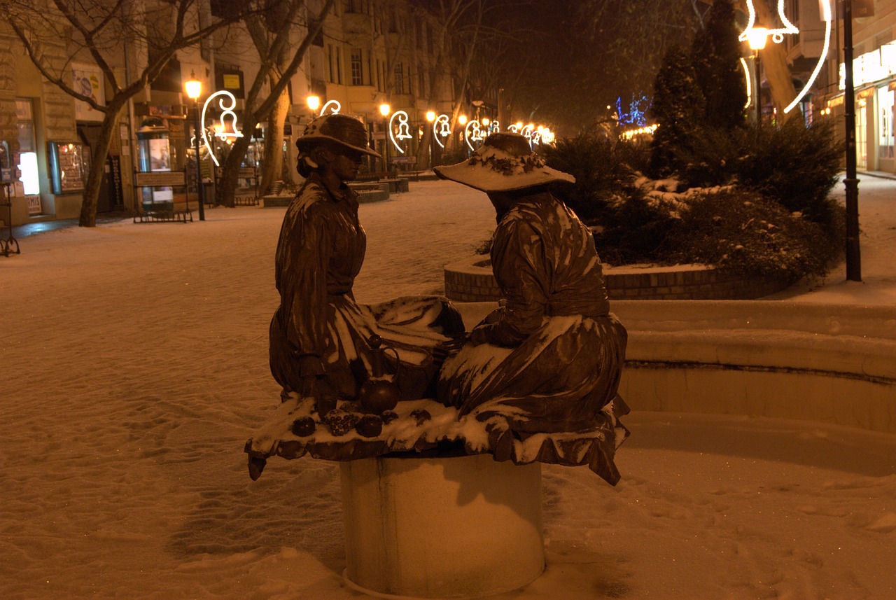 békéscsaba street winter free photo