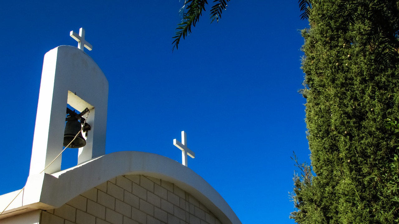 belfry church sky free photo