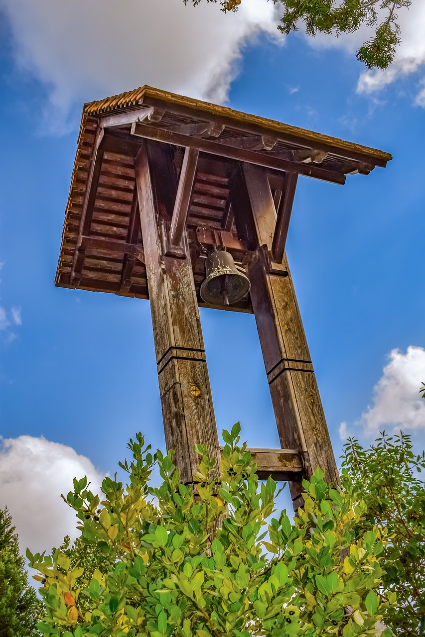 belfry  wooden  bell free photo