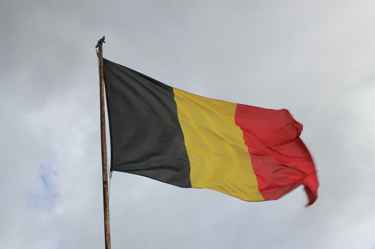 belgium flag wind free photo