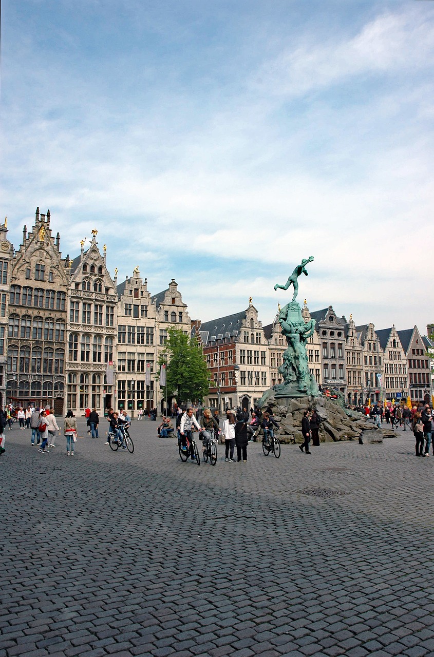 belgium 2015  antwerp  grote markt free photo