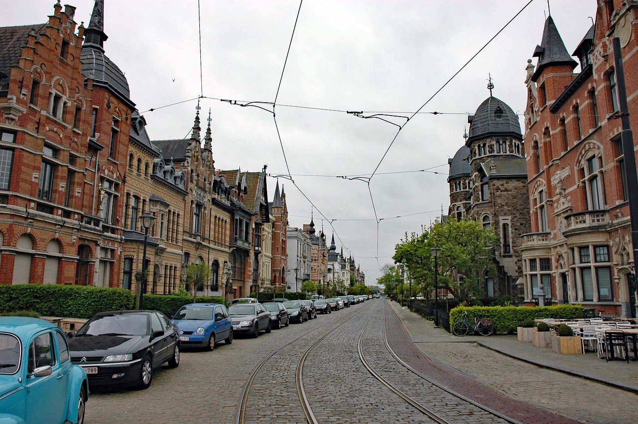 belgium 2015  antwerp  district of zurenborg free photo