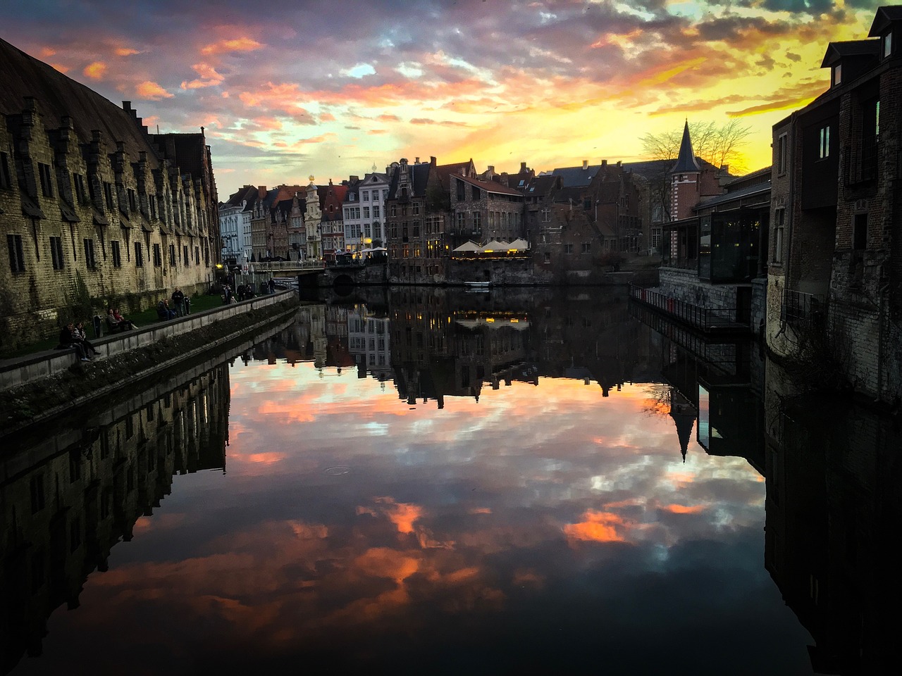 belgium ghent architecture free photo