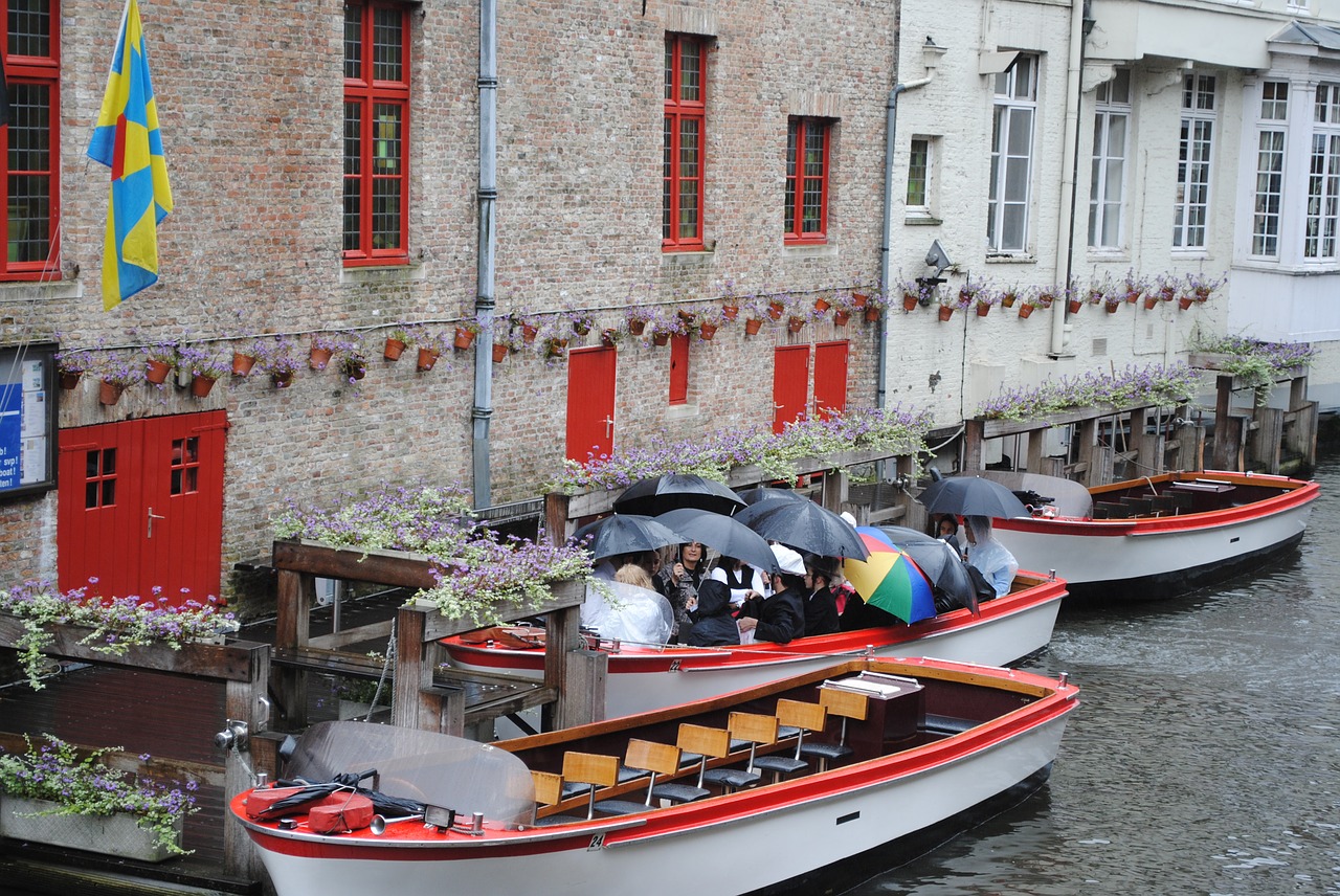 belgium boats bruges free photo