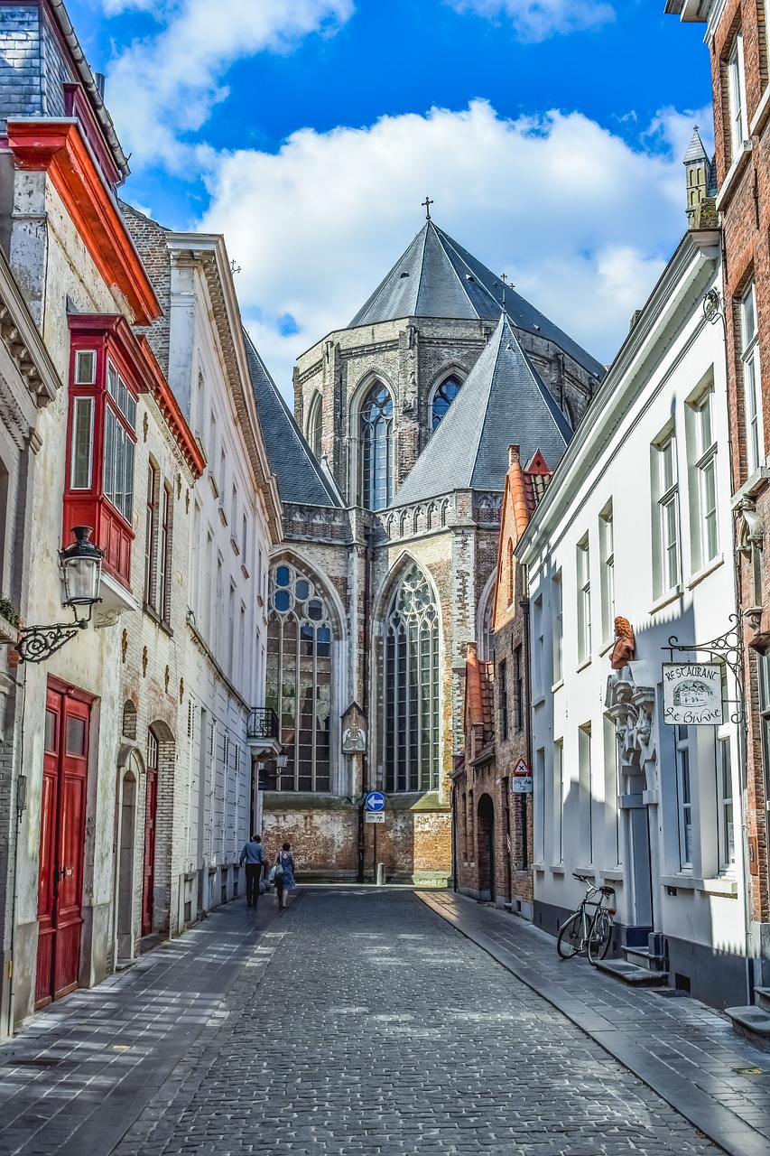 belgium  brugge  street free photo