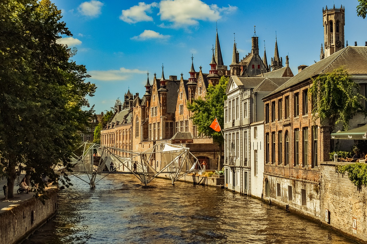 belgium  brugge  canal free photo