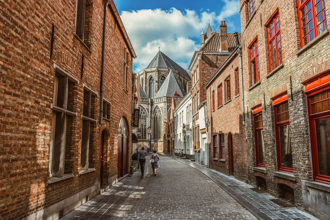 belgium  brugge  street free photo