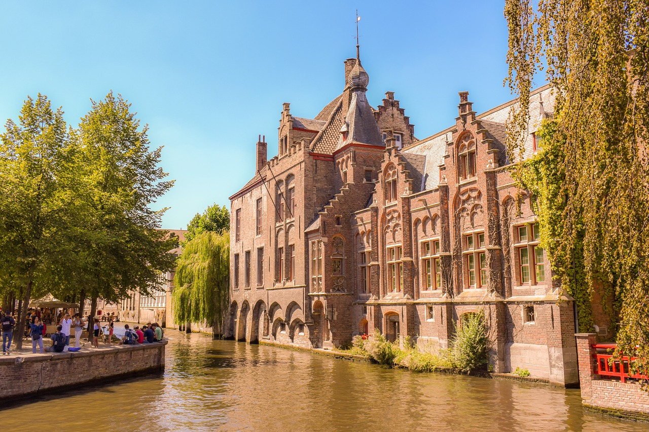 belgium  brugge  canal free photo