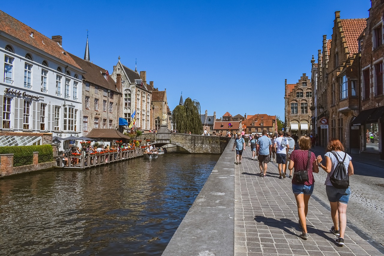 belgium  brugge  canal free photo