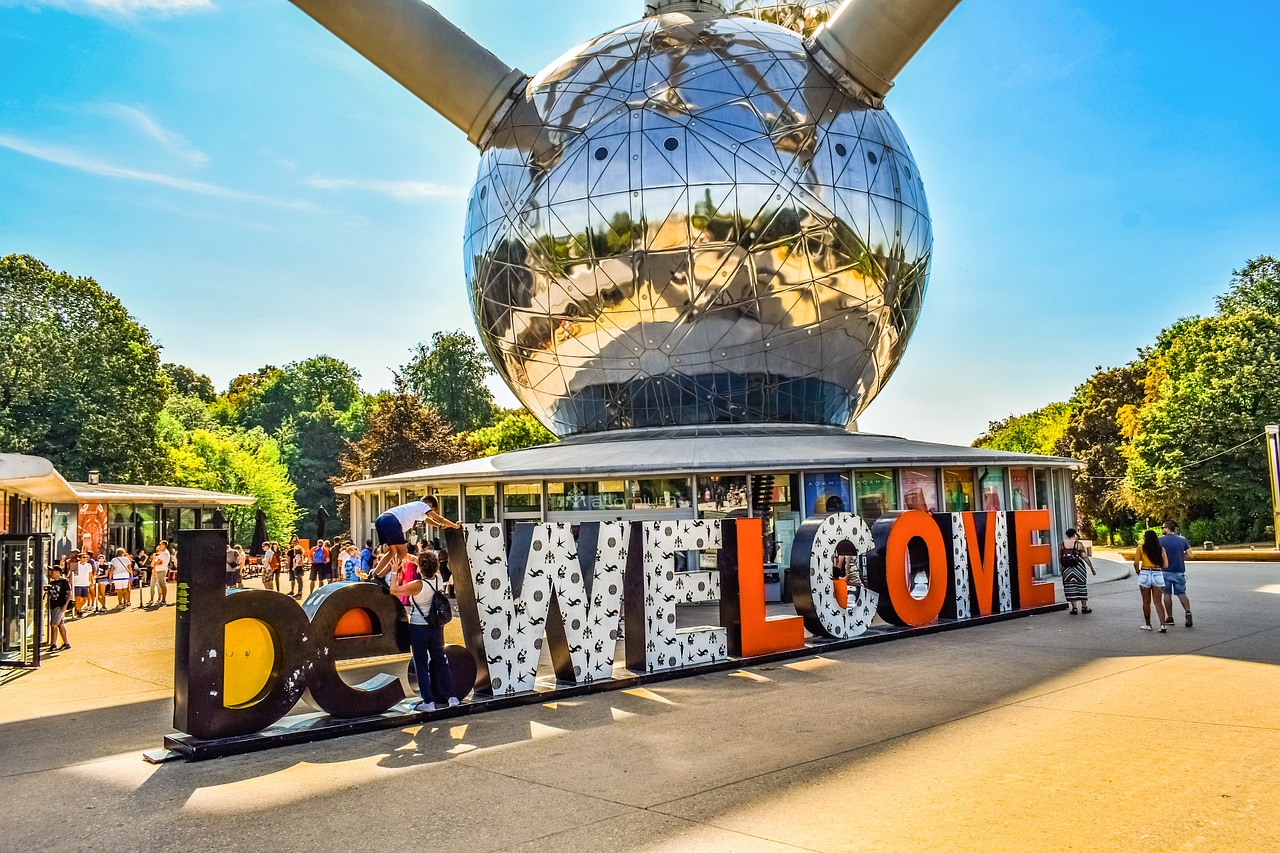 belgium  brussels  atomium free photo