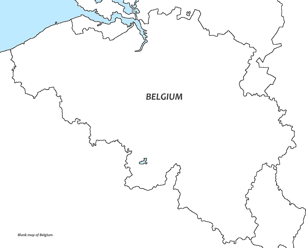 belgium white map belgium blank map free photo