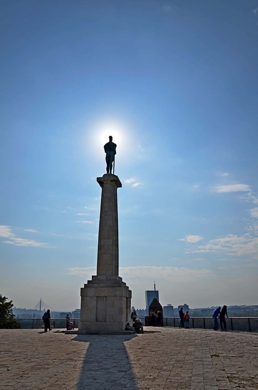 belgrade monument kalemegdan free photo