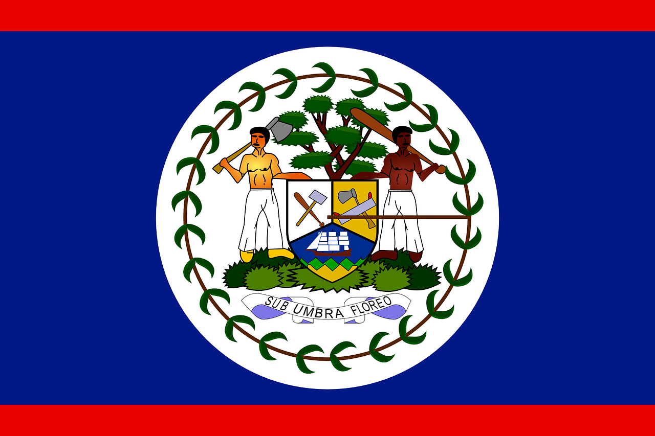 belize flag country free photo