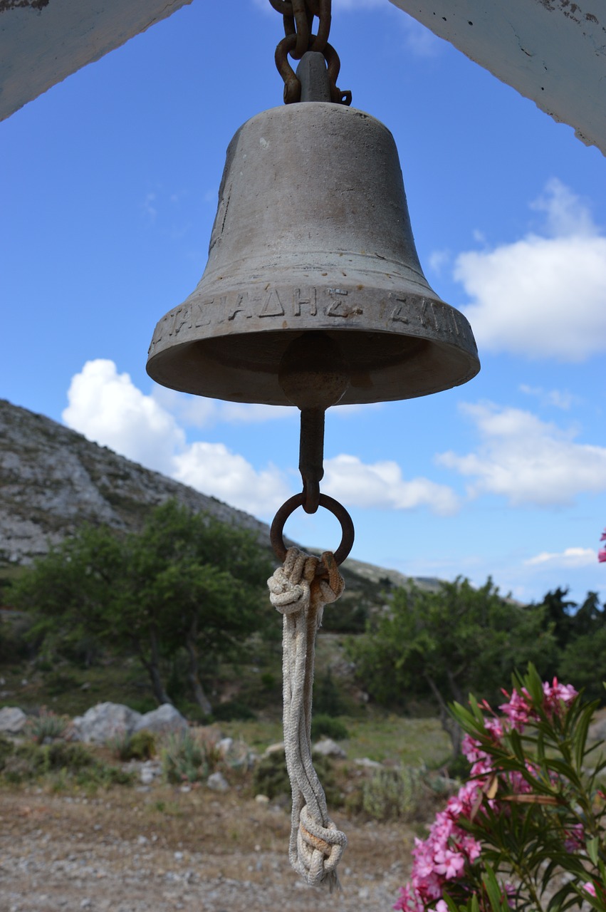 bell church bell greece free photo