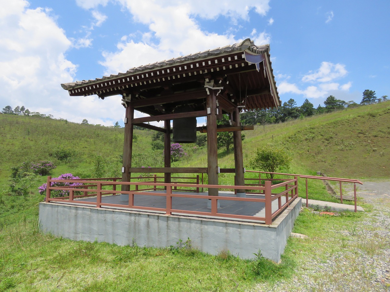 bell buddhist temple ibiuna são paulo free photo