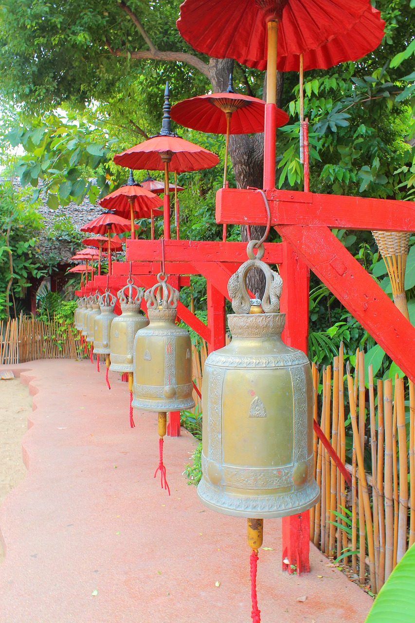 bell buddhism landmark free photo