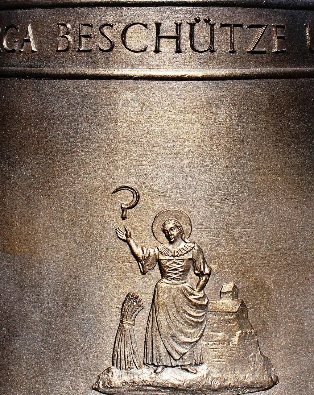 bell modern bronze bell memorial bell free photo