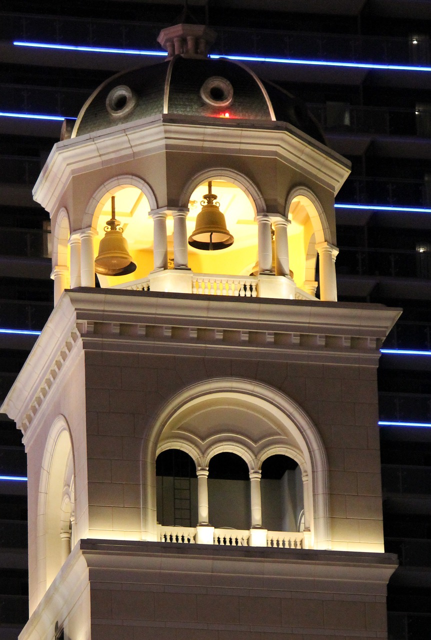 bell tower night free photo