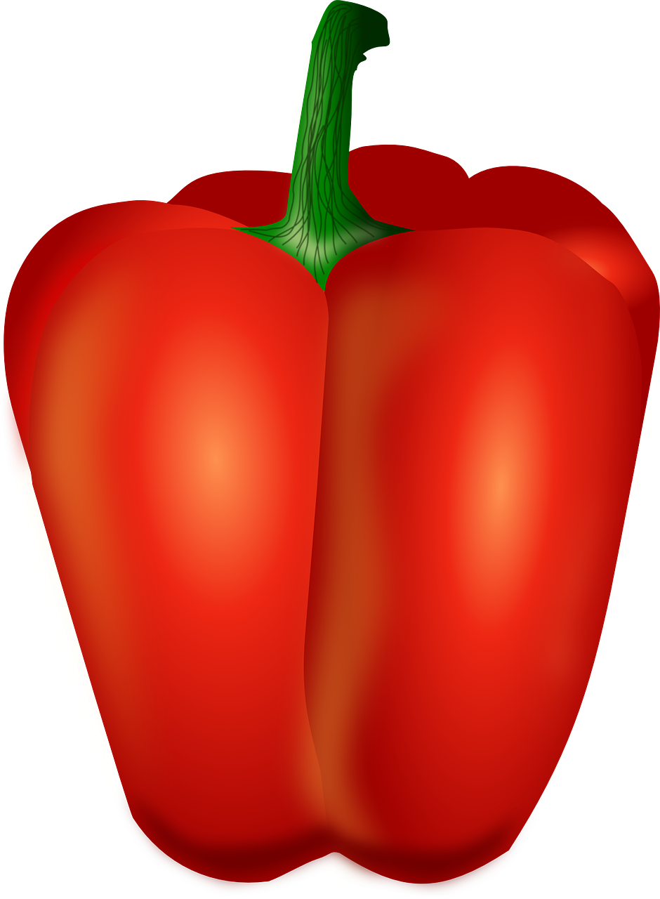 bell pepper red food free photo