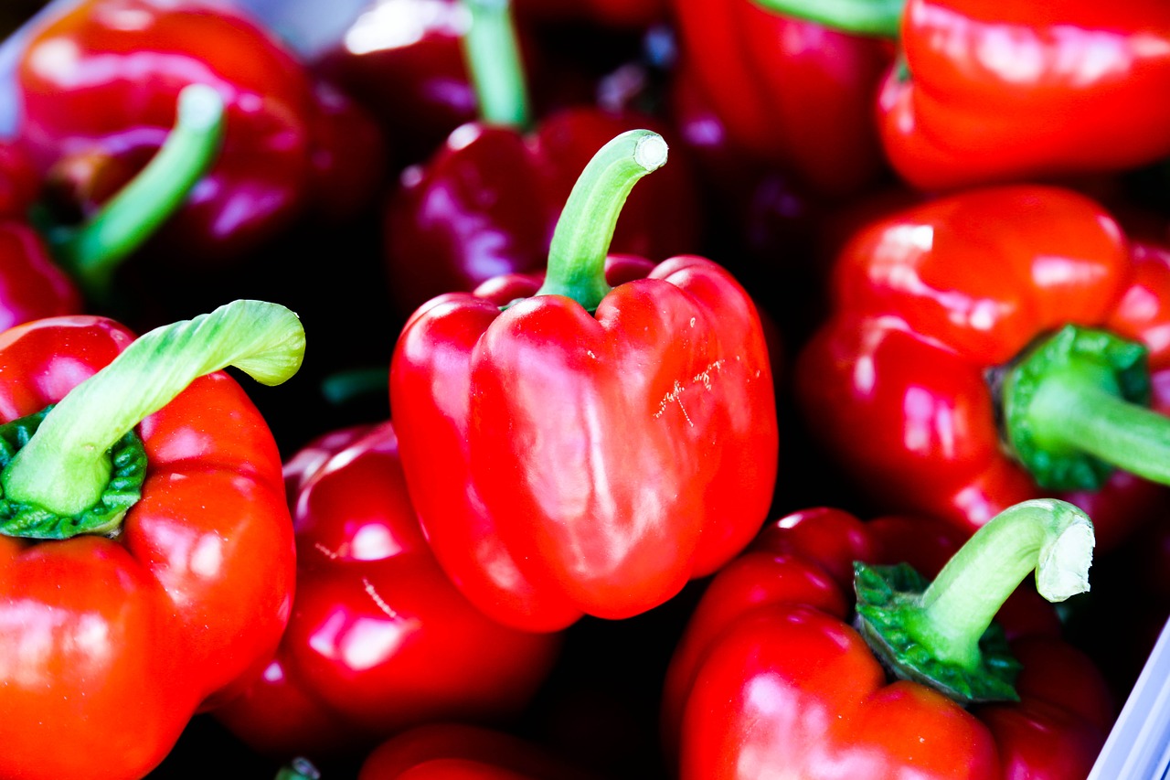 bell peppers capsicum food free photo