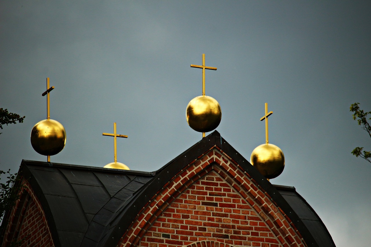 bell tower ball gold free photo