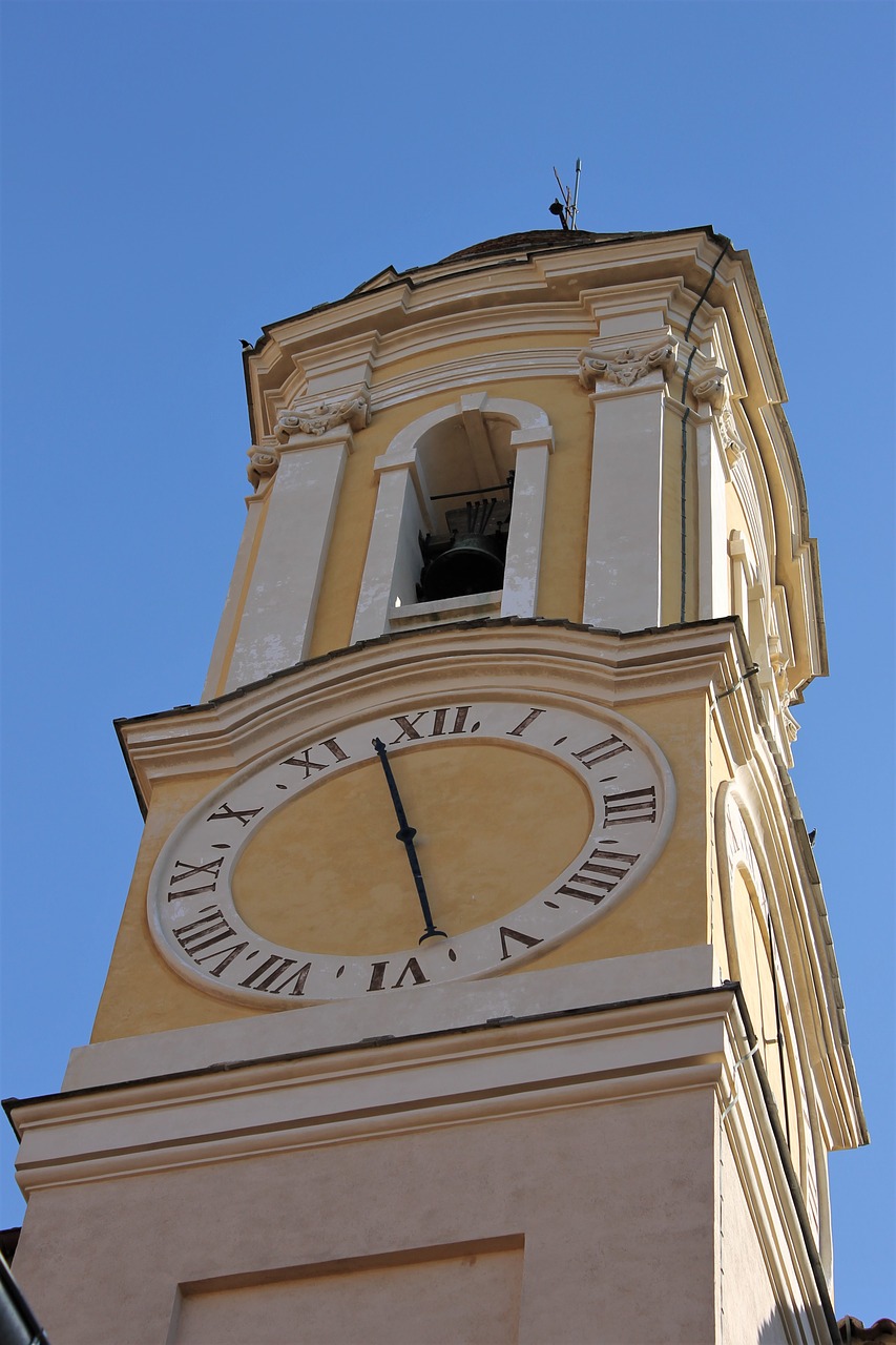 bell tower  bell tower yellow  yellow free photo