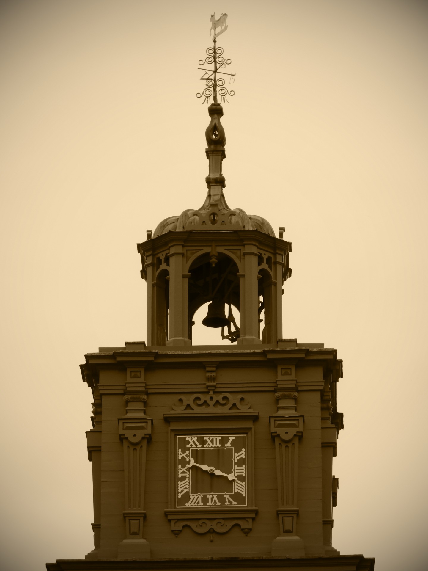 bell tower clock free photo
