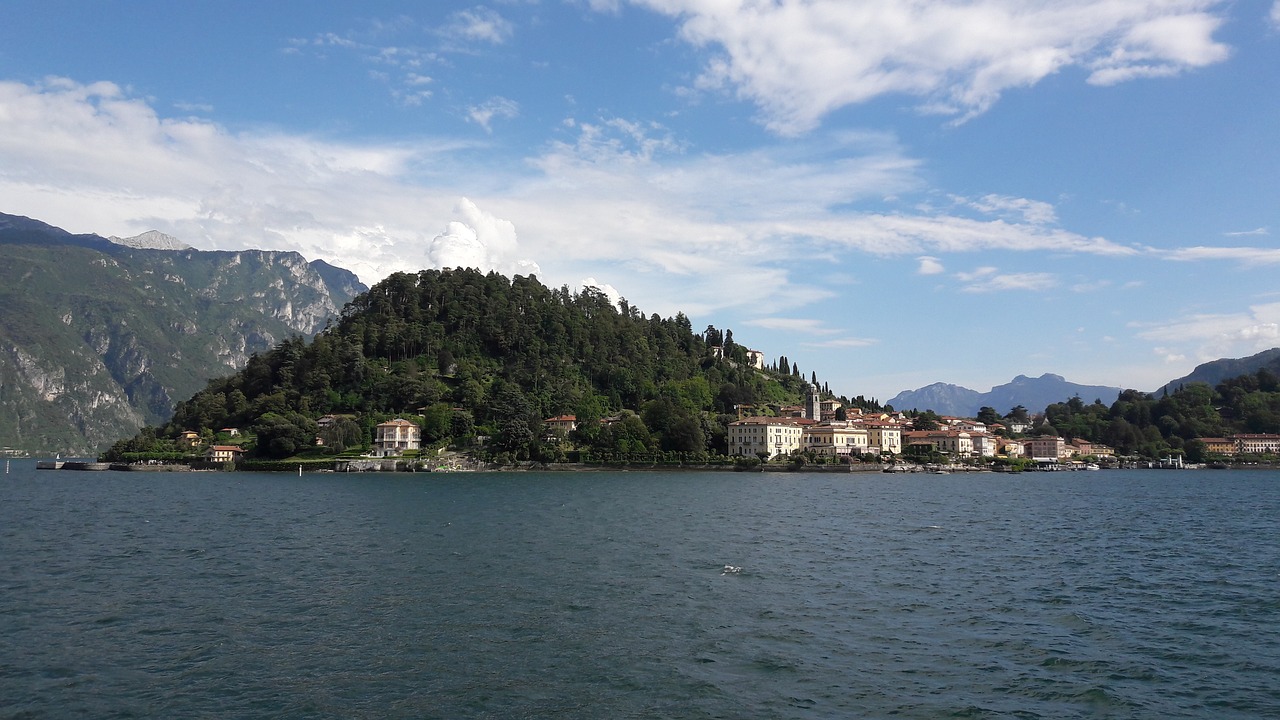 bellagio lake como italy free photo