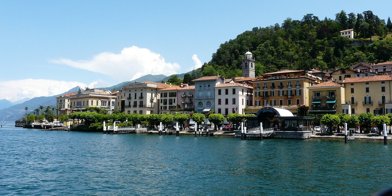 bellagio italy water free photo