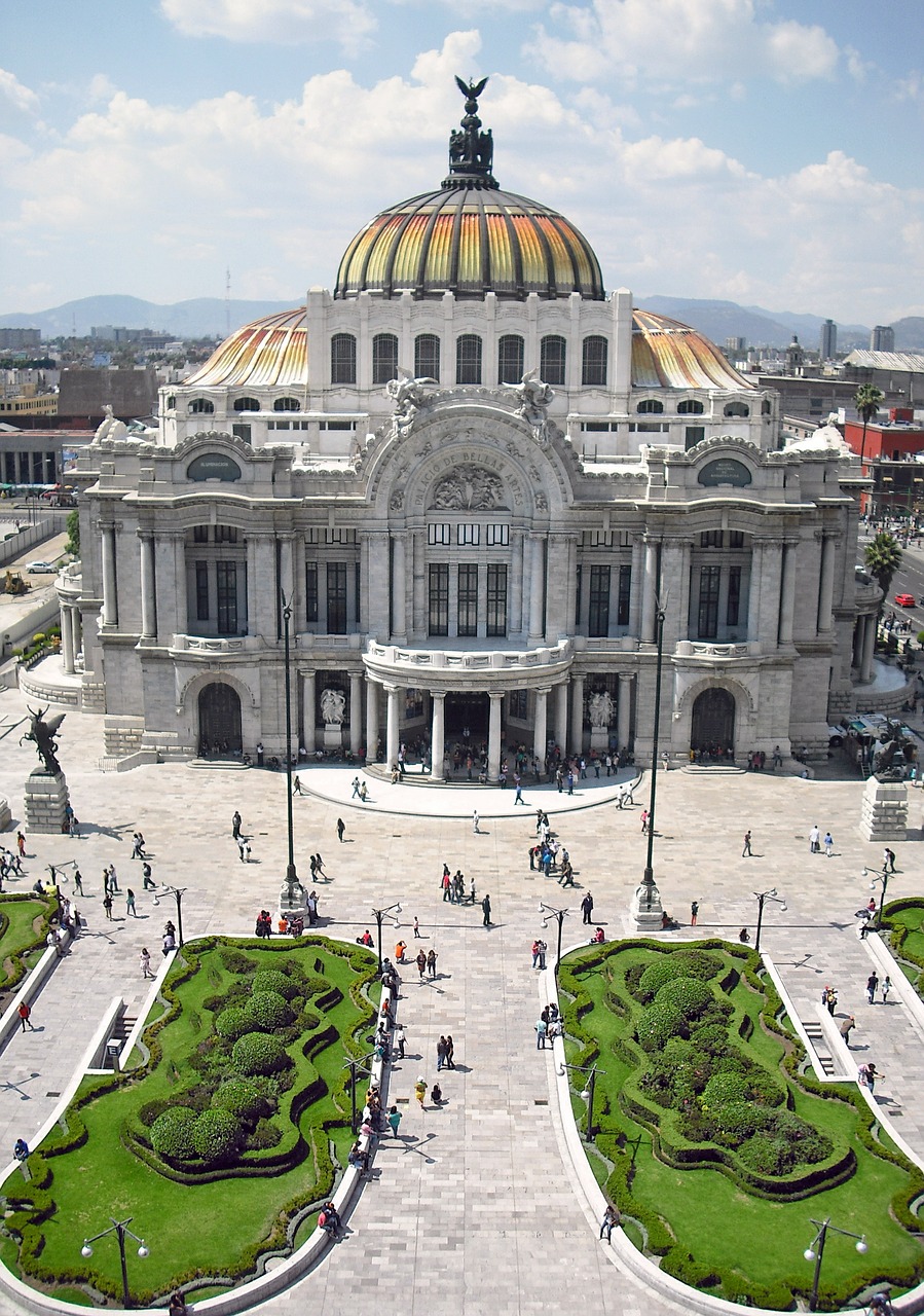 bellas artes building mexico free photo