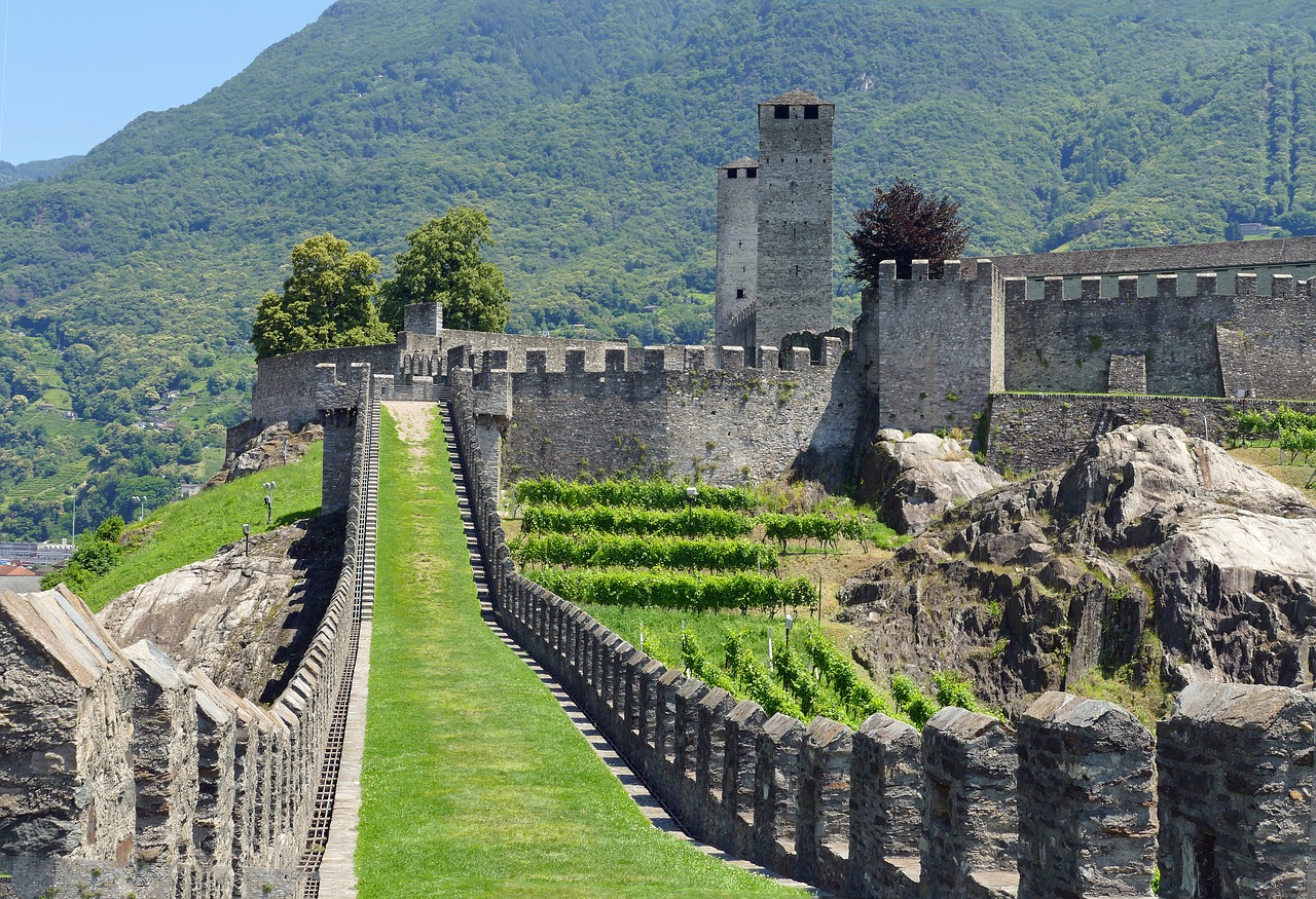 bellinzano  fortress  wall ring free photo