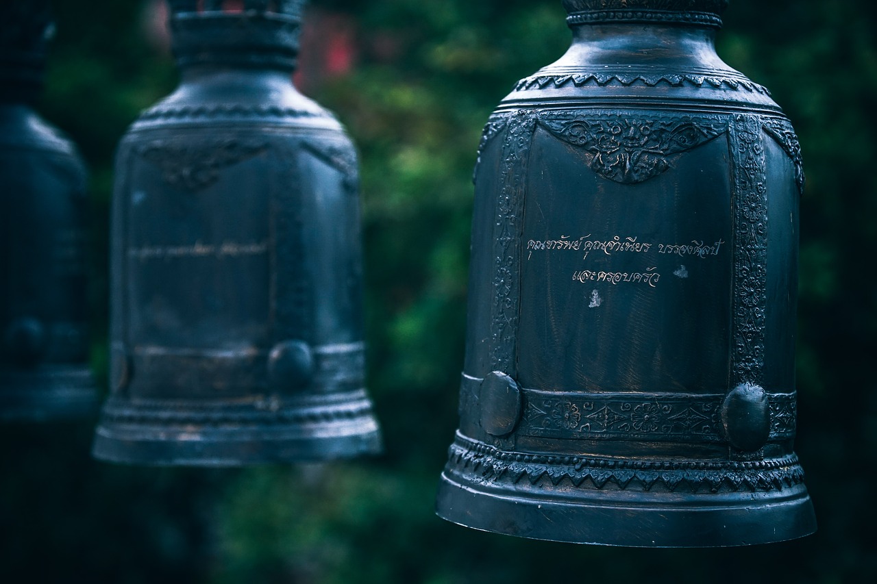 bells  row  shrine free photo