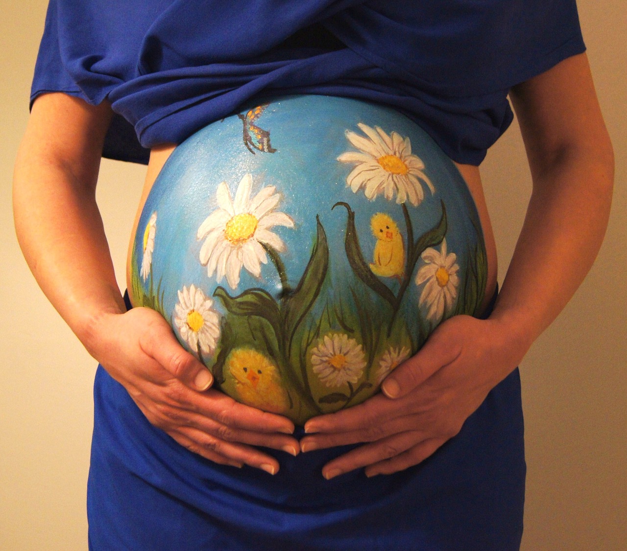 bellypaint belly painting pregnant free photo