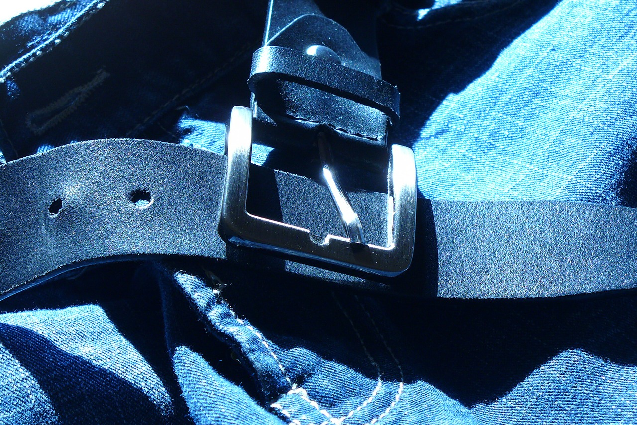 belt pants leather free photo